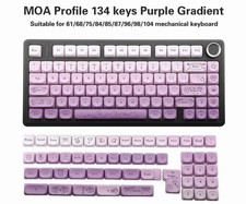 PBT Keycaps Set MOA Profile Thick 1.5mm Keycaps for 60% 75% TKL 100% Mechanical picture