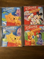 Lot of 4 Vintage Disney Learning: Preschool & Kindergarten Creativity CD-ROM picture