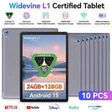 10Pack Tablet Android 15 Octa-Core 24GB+128GB Wifi 6 Dual Camera 5MP+8MP New picture