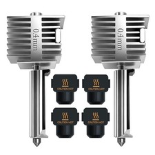 2Pcs 0.4mm Hotend Kit for Bambu Lab A1/A1 Mini, Stainless Steel Integrated Desig picture
