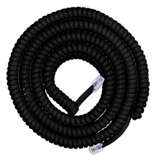 Power Gear Coiled Telephone Cord, 4 Feet Coiled, 25 Feet Uncoiled, Phone Cord wo picture