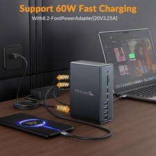 iDsonix 15 in 1 USB C Docking Station Thunderbolt 3 Dock Dual Monitor for Mac US picture