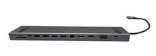 TOTU Docking Station 13 in 1 USB C Docking Station Dual 4K HDMI TT-DC005 - GREY picture