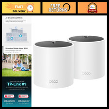 Dual-Band AX1500 WiFi 6 Mesh System, 2-Pack, High-Speed Internet, Easy Setup picture