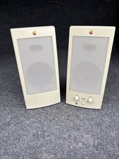 Apple Speakers Vintage 1993 iMac Apple 1 Lot Of 2 Apple Computer Model M6082 picture