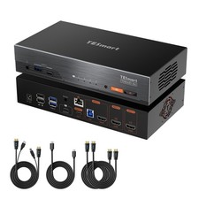 NEW TESmart Thunderbolt 4, 4×1 KVM Switch for Apple Studio Display, THK401-X4-V2 picture