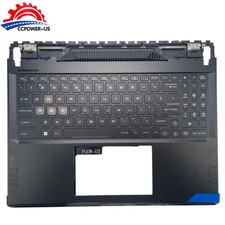 New For MSI GE68 MS-15M1 MS-15M2 Upper Case Palmrest W/RGB Backlit Black picture