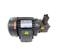 1pc new Hydraulic oil pump motor group 1HP0.75KW+VP08 0.75kw Three phase 380V picture