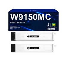 W9150 W9150MC 2PK Black High Yield Toner Cartridge Compatible for HP Managed ... picture