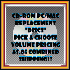 Vintage CD Rom Games / Replacement Discs PC / Mac - Pick & Choose picture