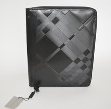 NWT BURBERRY $425 QUILT CHECK LEATHER TABLET IPAD COMPUTER SLEEVE CASE picture