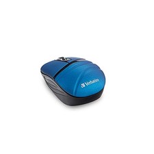 Verbatim Wireless Mini Travel Mouse, Commuter Series - Blue (70705) picture