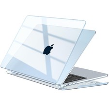 Case for MacBook Air 13 inch M5/M4/M3/M2 2026-2022, Crystal Sky Blue picture