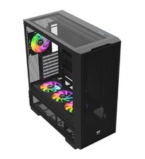 Thermaltake S3800 CR ARGB TG Mid Tower Case (Black), CA-11K-00M1WN-00 picture