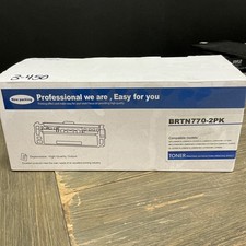 2X BRTN770 Laser Black Toner Cartidge Compatible for Brother Printers picture