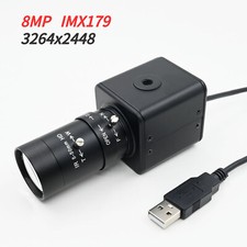 IMX179 8MP USB Camera With 5-50mm 2.8-12mm Varifocal CS Lens 8 Megapxiel Webcam picture