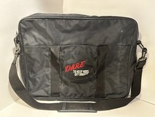 Vintage Rare 90’s D.A.R.E To Keep Kids Off Drugs Laptop Bag Full Zip Briefcase picture