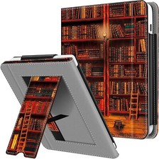 Stand Case for Kobo Libra 2 (2021) Sleeve Cover with Card Slot and Hand Strap picture