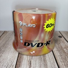 Playo DVD+R 60PK Professional Grade Recordable DVD's - Brand New picture