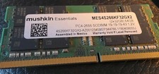 Mushkin Enhanced Essentials 32GB (1x32GB) DDR4 SO-DIMM 2933 MES4S293MF32GX2 picture