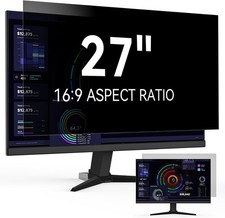 27 Inch Privacy Screen for Computer Monitor 16:9 Aspect Ratio | Anti Spy Protect picture