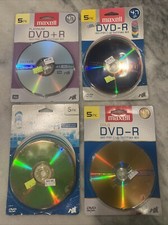 Maxell DVD + LOT of 4 Packs- SEALED BRAND NEW 4.7GB 20 Total picture
