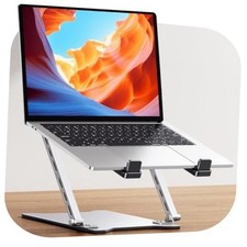 2026 Laptop Stand for Desk - Ultra-Slim Portable & Height Adjustable - Dual-Bar picture