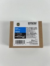 New Genuine Epson T8502 Cyan Ultra Chrome HD Ink For SC-P800 Exp 02-2022 picture