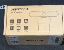 DEPSTECH Webcam with Microphone, 1080P HD Webcam with Auto Light Correction. picture