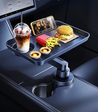 Car Cup Holder Tray, Car Food Tray Table for Car Eating Lunch, Cup Holder Exp... picture