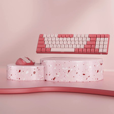Red Dragon BS-8772RP Red Wireless Keyboard and Mouse Combo picture