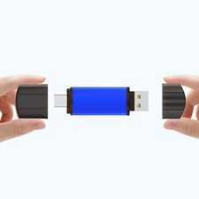 Kootion USB 2.0 32GB Dual Port Type-C Flash Drives Memory Stick Android Samsung picture