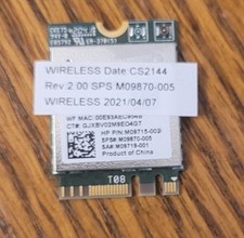 HP Reaktek 14 17 Ser Wireless WiFi Card RTL8821CE M09715-002 M09719-001 M09870 picture