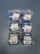 Lot of 6 New Fargo Standard Black Ink Ribbons for Fargo Badge Printer 86119 picture
