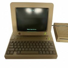 Vintage Apple IIc Computer System Bundle Monitor Disk Drive Mouse Tested *READ* picture