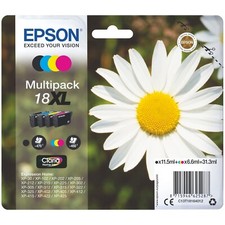 Epson 18XL Genuine Ink Cartridge - Black, Cyan, Magenta, Yellow (C13T18164012) picture
