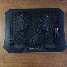 KeiBn Upgraded Gaming Laptop Cooler Pad with 6 Quiet RGB Fans, Cooling Pad Blue picture