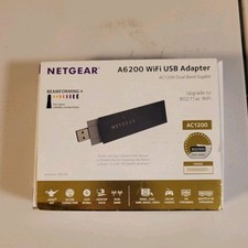 Netgear A6200 WiFi USB Adapter AC1200 Dual Band Gigabit Model A6200 Brand New picture