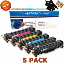 5x CE410A Toner Cartridge Set for HP 305A LaserJet Pro 400 Color M451nw M475dw picture