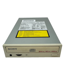 Sony CRX175E2 CD-RW Drive 24x/10x/40x Internal IDE ATAPI Beige 2002 Untested picture