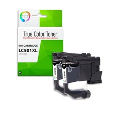 TCT Compatible HY Black Ink Cartridge Replacement for Brother LC501XL – 2-Pack picture