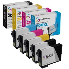 LD 5pk Replacements for Epson 200 Ink T200XL 200XL XP-400 XP-410 WF-2540 HY Set picture