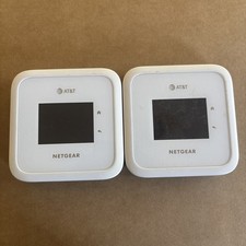 Lot of 2 NETGEAR Nighthawk M6 MR6110 AT&T 5G Hotspot Tested Power On picture