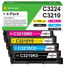MC3326 C3224 Toner Cartridges (with Chip) 4 Pack 12.7*7.8*7.6, BMCY picture