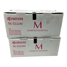 2-PCS Genuine Kyocera TK-5222M Magenta Toner OEM ECOSYS P5021cdn M5521cdw New picture