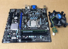 MSI H61M-E23 (B3) MSI-7680 Ver:2.0 LGA 1155 Motherboard W/Intel i5 CPU+4GB RAM picture