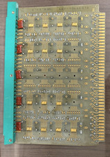 1967 Rare Vintage Hughes Aircraft Experimental Mil Spec Circuit Board Gold picture