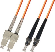 25M Multimode Duplex Fiber Optic Cable 50/125 SC ST Patch Cable Patch Cord picture