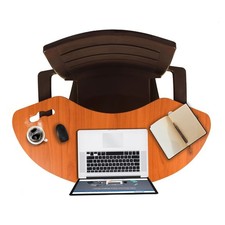 Portable Wooden Laptop Desk for Chair Arm Rest Table Study Tray Lightweight... picture