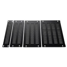 10In Slotted Vented Rack Blank Panel 1U-4U Metal Filler Plate for Server Cabinet picture